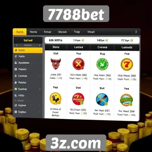 7788bet : Principais características da interface do usuário no 7788bet